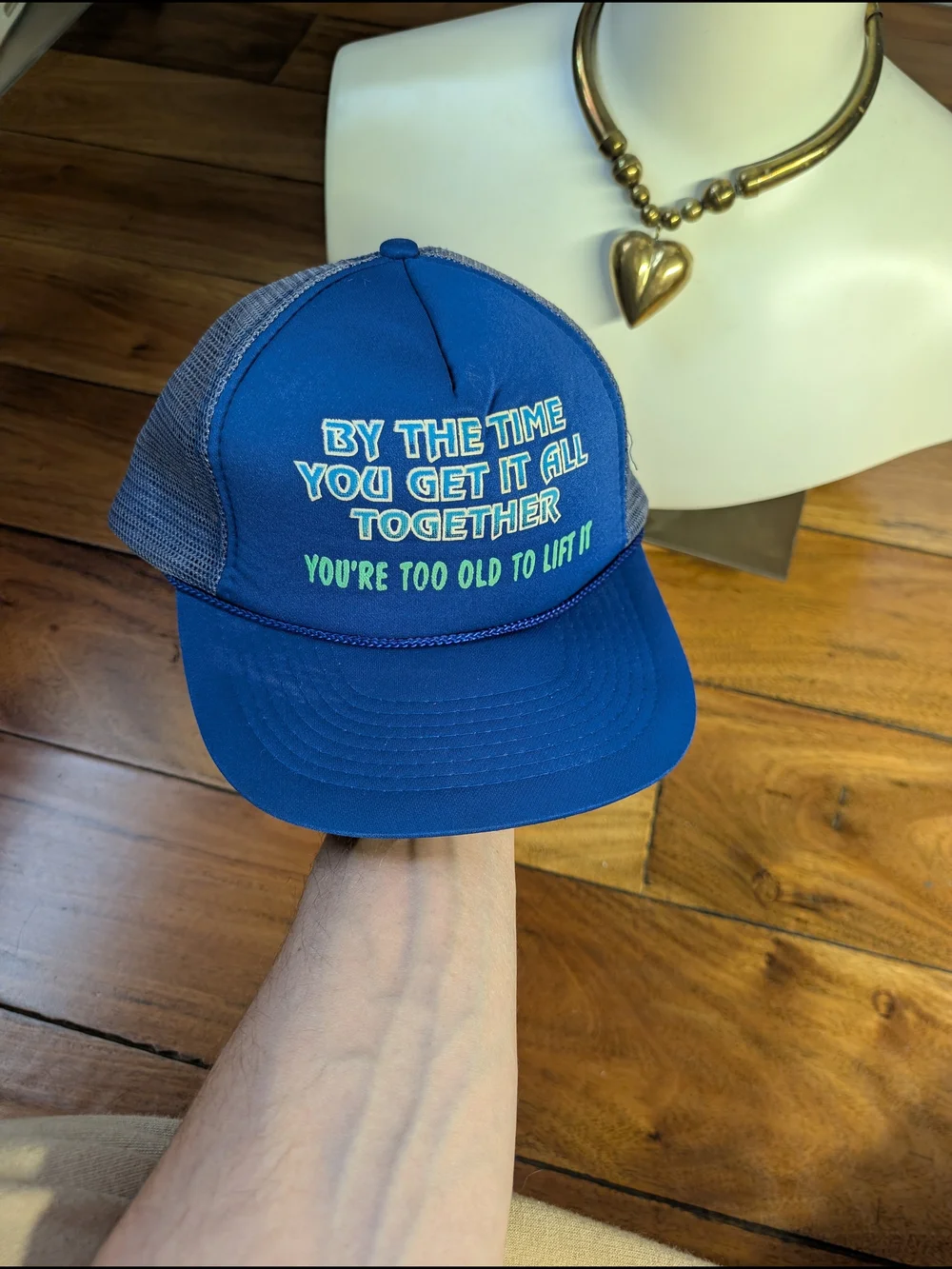 Getting Older Vintage Funny Trucker Hat (OS)